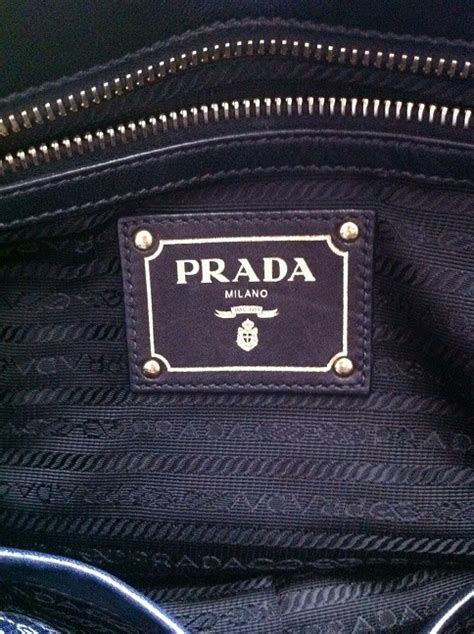 do all real prada purses have printed interiors|authentic Prada.